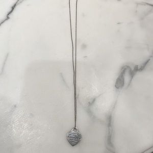 Return To Tiffany Heart Tag Pendant
